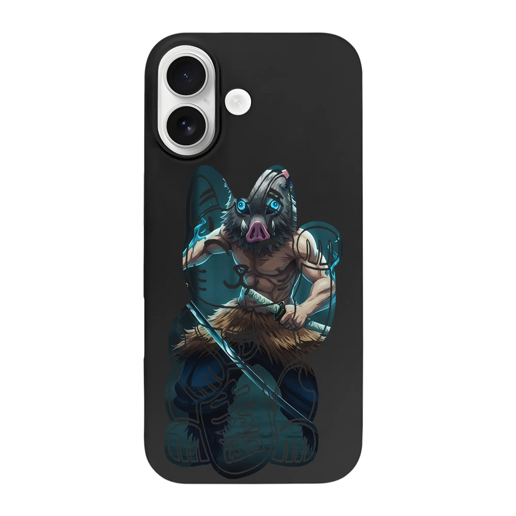 鬼滅の刃 グッズ,嘴平 伊之助 - iPhone 17 シリーズ シリコンケース 薄型 耐衝撃 指紋防止 ソフトタッチカバー 精密フィット 傷防止 保護ケース iPhone 17/17 Air/17 Pro/17 Pro Max 対応